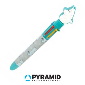 Цветна химикалка с шест пълнителя и Муминтрол